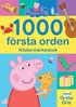 1000 första orden : klistermärkesbok med Greta Gris