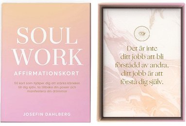 Soul Work - affirmationskort (bok + kort) (inbunden)