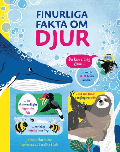 Finurliga fakta om djur (inbunden)