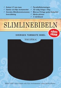 Slimline Bibeln svart konstskinn utan apokryferna (inbunden)