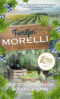 Omslag: Familjen Morelli : en gastronomisk feelgoodroman