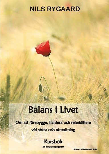 Balans i livet : om att frebygga, hantera och rehabilitera vid stress och utmattning - kursbok ett sjuveckorsprogram (hftad)