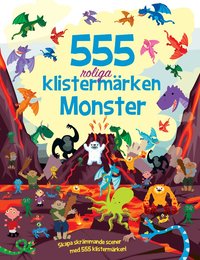 Omslag: 555 roliga klistermärken. Monster