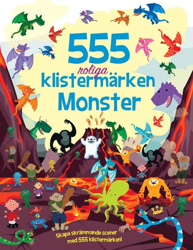 555 roliga klistermrken. Monster (hftad)