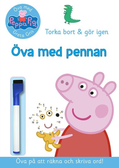 Greta Gris. va med pennan (inbunden)