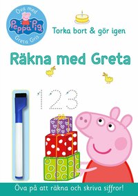 Omslag: Greta Gris. Räkna med Greta