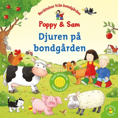 Poppy & Sam. Djuren på bondgården (inbunden)