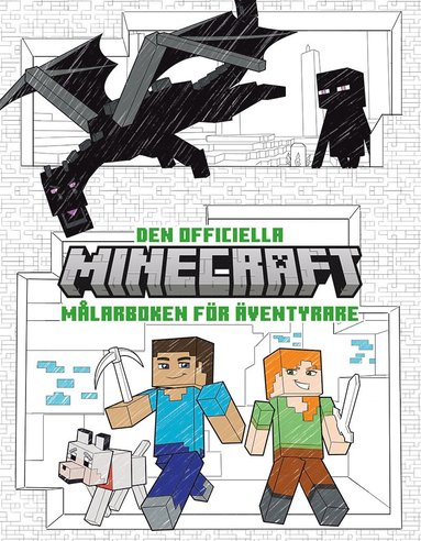 Minecraft : mlarboken fr ventyrare (hftad)