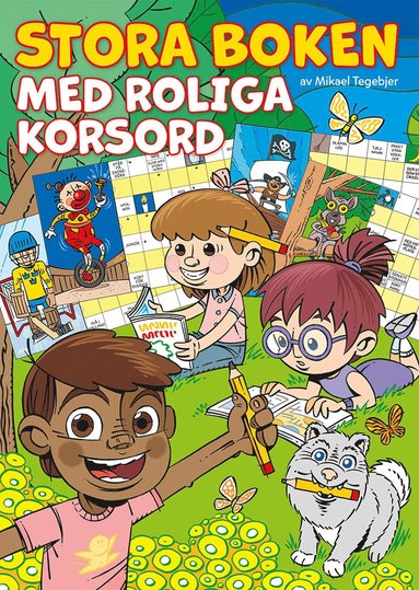 Stora boken med roliga korsord (inbunden)