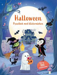 Omslag för Halloween : pysselbok med klistermärken