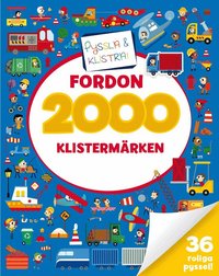 Omslag för 2000 klistermärken. Fordon