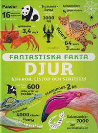 Omslag: Fantastiska fakta. Djur : siffror, listor och statistik