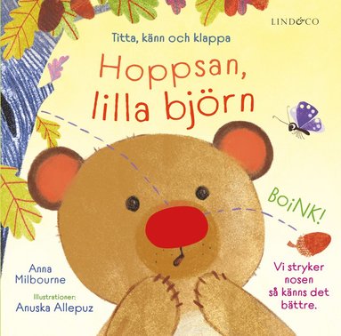 Hoppsan, lilla bjrn : titta, knn och klappa (kartonnage)