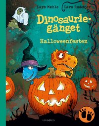 Omslag för Dinosauriegänget. Halloweenfesten