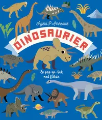 Omslag: Dinosaurier : en pop up-bok med flikar