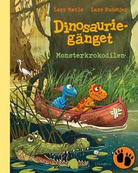Omslag för Dinosauriegänget. Monsterkrokodilen