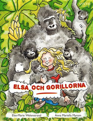 Elsa och gorillorna (inbunden)
