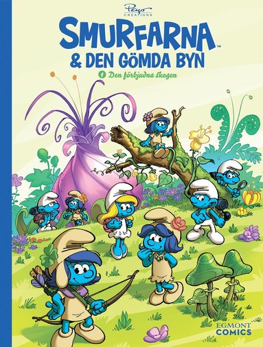 Smurfarna och den gmda byn. Den frbjudna skogen (kartonnage)