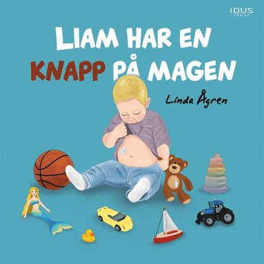 Liam har en knapp p magen