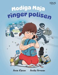Omslag: Modiga Maja ringer polisen