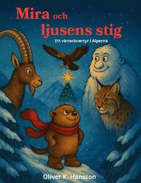 Omslag: Mira och ljusens stig : Ett vinteräventyr i Alperna