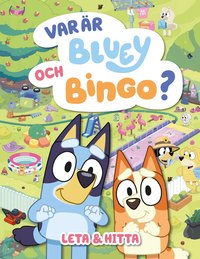Omslag: Var är Bluey och Bingo?