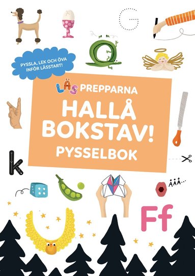 Hall� bokstav! Pysselbok (inbunden)