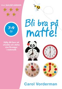 Omslag för Bli bra på matte! 7-9 år (ljusrosa)
