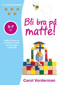 Omslag för Bli bra på matte! 5-7 år (ljusblå)