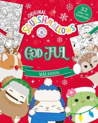Omslag: Squishmallows. God jul målarbok