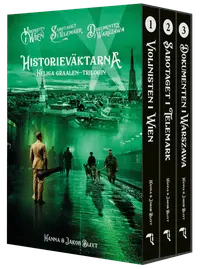 Omslag: Heliga graalen-trilogin del 1-3 box
