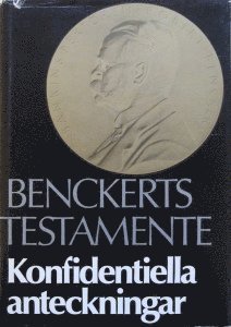 Benckerts testamente : konfidentiella anteckningar angende Bankinspektionens verksamhet (inbunden)