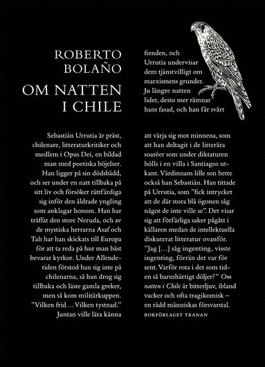 Om natten i Chile (inbunden)