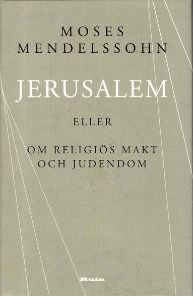 Jerusalem : eller om religis makt och judendom (kartonnage)