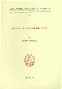 Ortnamn på -ryd i Småland (häftad)