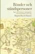 Bnder och stndspersoner : gare och brukare av skattegrdar i Frentuna hrad 1718-1795