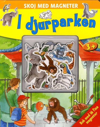 I djurparken : skoj med magneter (inbunden)