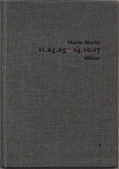 11.05.05-14.10.17 : dikter (pocket)
