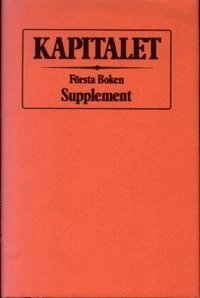 Kapitalet : Första boken. Supplement (inbunden)