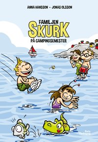 Omslag: Familjen Skurk på campingsemester