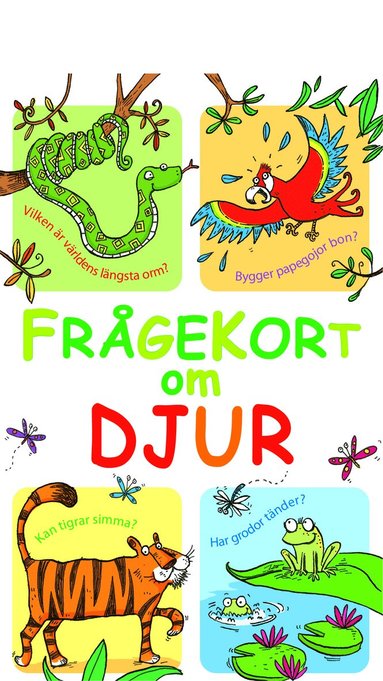 Frgekort om djur (hftad)