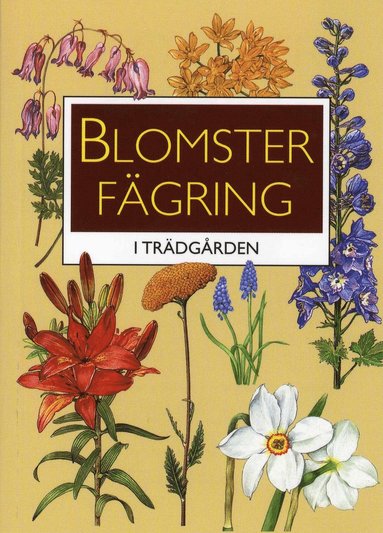 Blomsterfägring i trädgården (kartonnage)