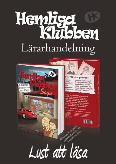 Lrarhandledning Hemliga Klubben skumma sabotren + webblicens 30st (12mn) (kartonnage)