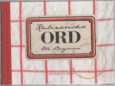 Kulinariska ord (inbunden)