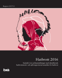 Hatbrott 2016 : statistik över polisanmälningar med identifierade hatbrottsmotiv och självrapporterad utsatthet för hatbrott (häftad)