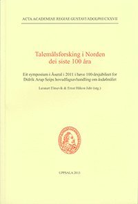 Talem�lsforskning i Norden dei siste 100 �ra (h�ftad)