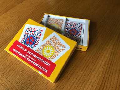 Känslo- och behovskort inspirerade av Nonviolent Communication (häftad)