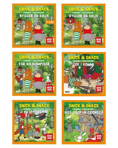 Snick & Snack. Minibok (set om 60 st) (inbunden)