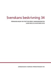 Svenskans beskrivning 34 (hftad)