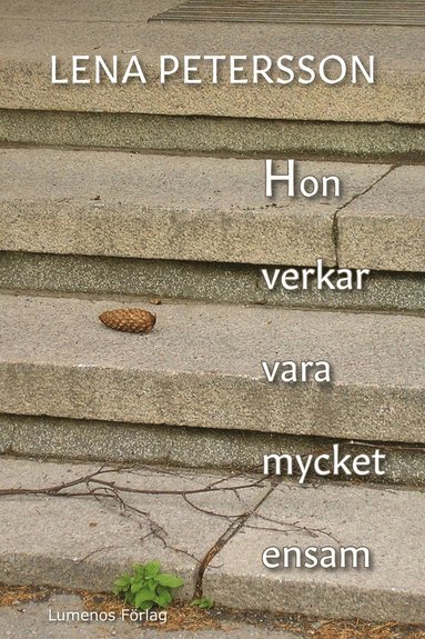 Hon verkar vara mycket ensam (kartonnage)